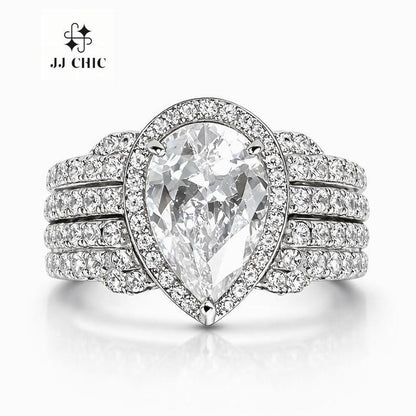 Vidaluz™ Moissanite Sterling Silver Ring