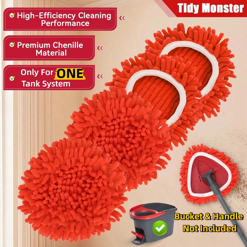 Vidaluz™ Chenille Spin Mop Heads