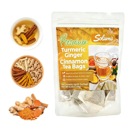 Vidaluz™ Té de Cúrcuma, Jengibre y Canela