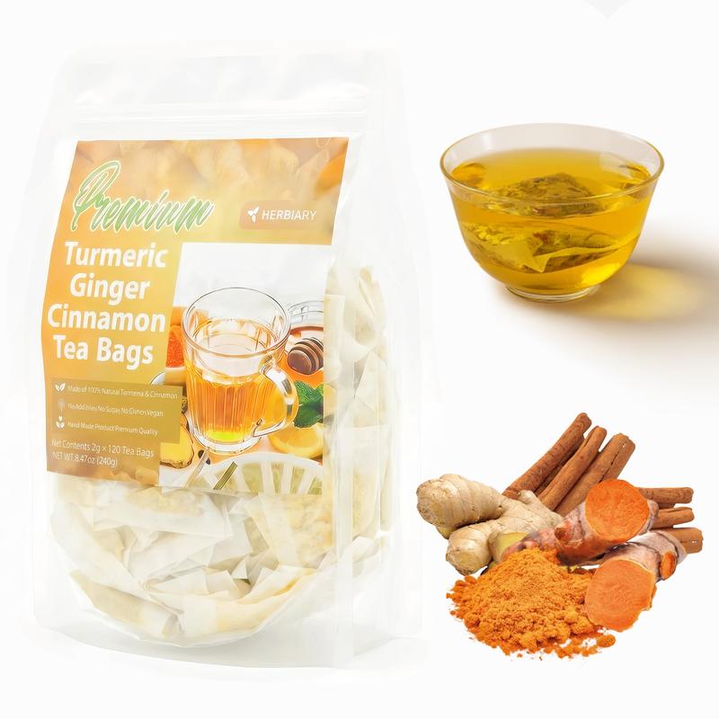 TryVidaluz Té Herbal Cúrcuma 3 en 1