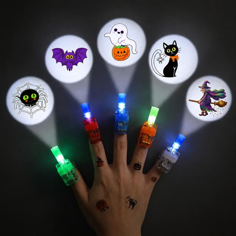 Vidaluz™ Halloween Finger Projector Lights – 40 Pack