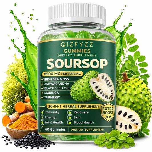 TryVidaluz 20-in-1 Soursop Gummies