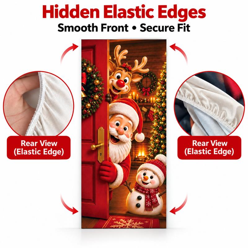 VIDALUZ™ Funda Puerta Navidad